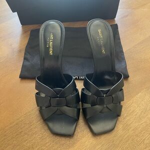 Saint Laurent | Tribute Mule - Black | Size 39 ❎ SOLD ❎